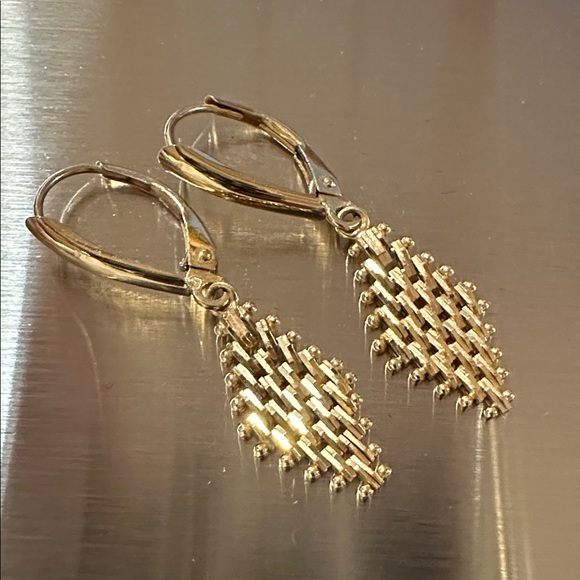 18k Yellow Gold Imperial Gold Mesh Earrings